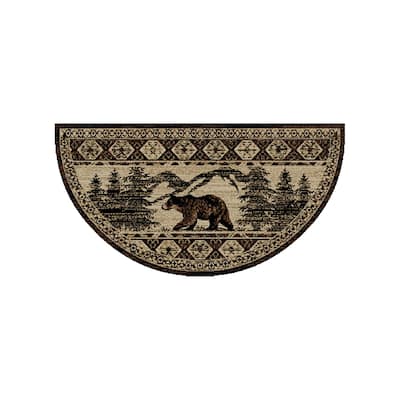 American Destination Foothills Brown Lodge Area Rug - 2'x3'8"