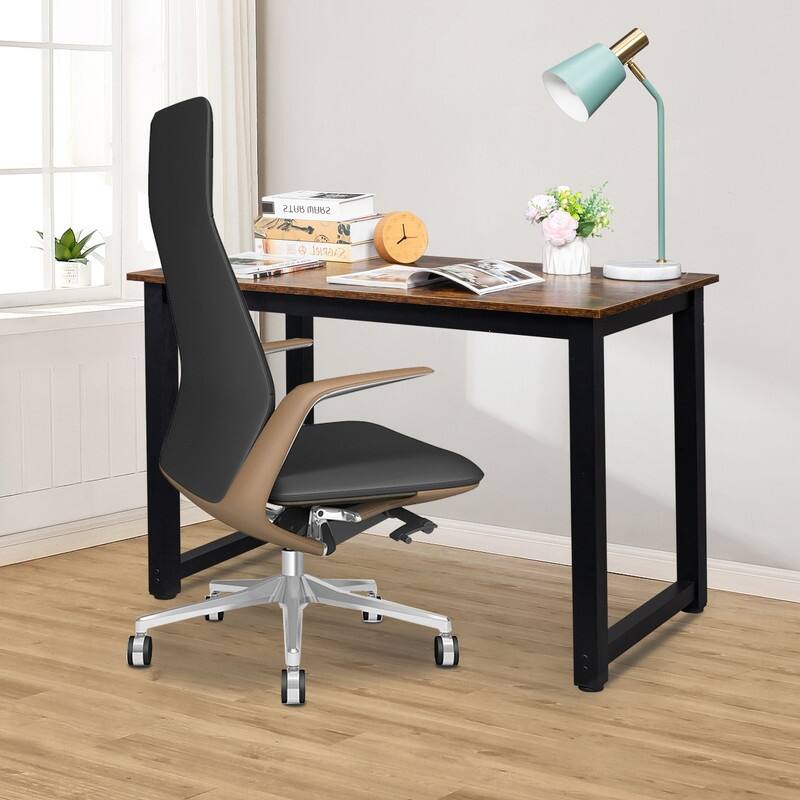 43" Decent High Strength Wooden Computer Desk Oak
