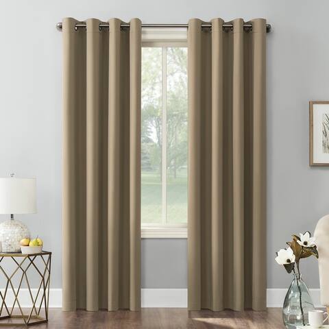 Sun Zero Hayden Energy Saving Blackout Grommet Curtain Panel - Single Panel