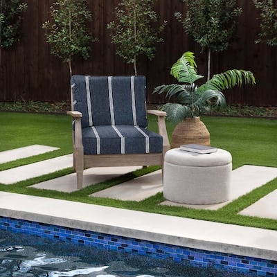 Sorra Home Sunbrella Outdoor Corded Chair Cushion