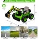 preview thumbnail 3 of 23, 12V Kids Ride On Excavator Digger Truck with Remote Control & Electric Digging Arm