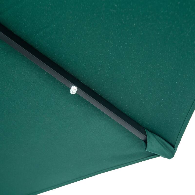 Ainfox 10ft Patio Umbrella with Lights Outdoor Solar Umbrella