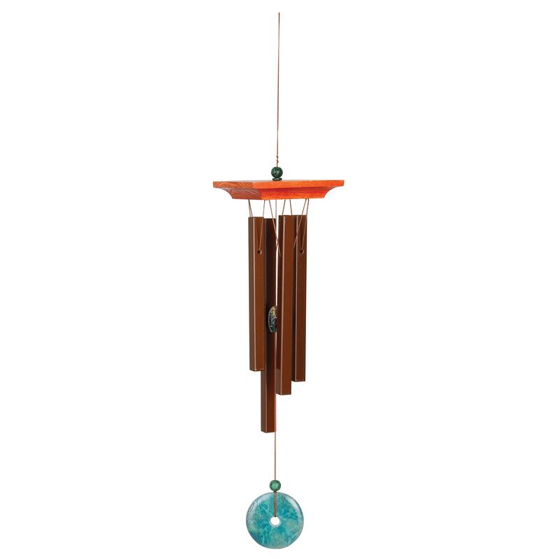 Woodstock Turquoise Wind Chime - Turquoise - Large