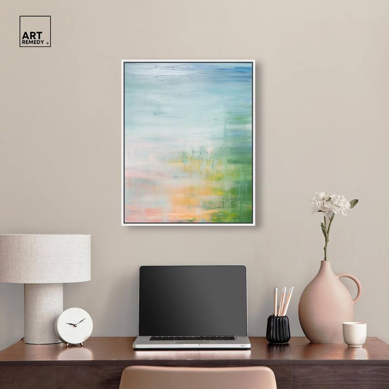 Peaceful Shore Canvas by Art Remedy