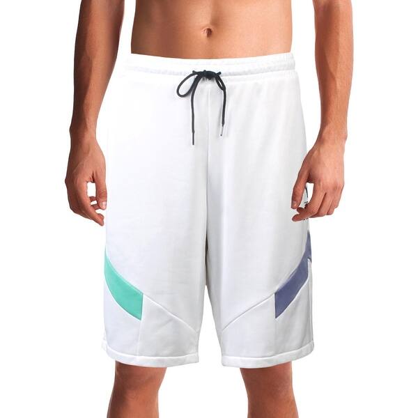 Shop Puma Mens Shorts Fitness Activewear Puma White Xl