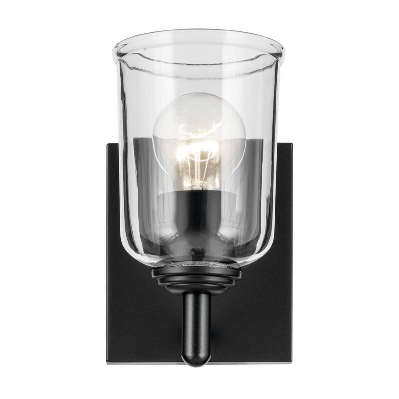 Kichler Lighting Shailene 1-Light Wall Sconce Light with Clear Glass