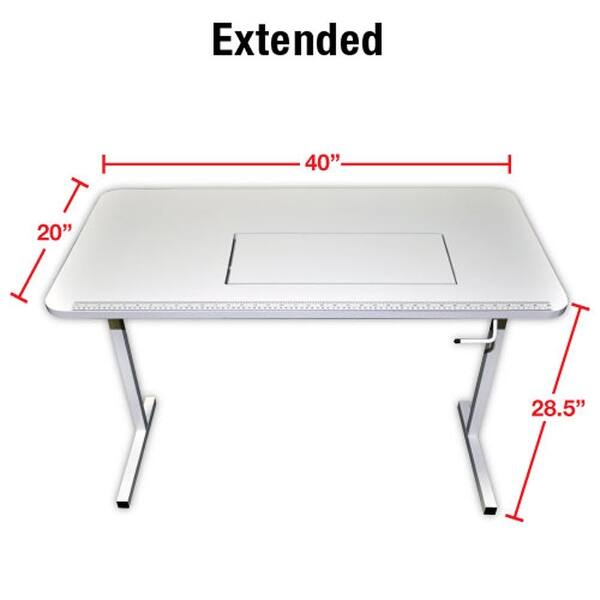 Shop Sullivans Portable Folding Sewing Table With Smooth Laminate