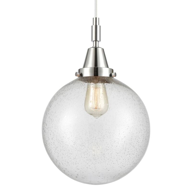 Innovations Lighting 447-1P-G204-10 Beacon 10" Wide Mini Pendant with - Polished Chrome