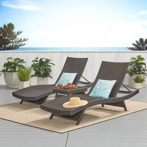 Mahina rattan chaise lounge outlet by havenside home