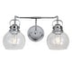 preview thumbnail 5 of 25, Bolha Metal/ Bubbled Glass Vanity Light, Chrome by JONATHAN Y