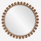 preview thumbnail 1 of 4, Uttermost 08176 Cyra 44" Diameter Circular Beveled Accent Mirror Brown