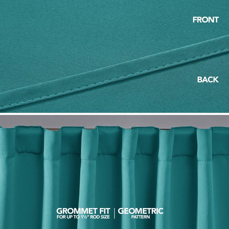 Deconovo Thermal Insulated Blackout 84-inch Curtain (2 Panel) - 52 x 84