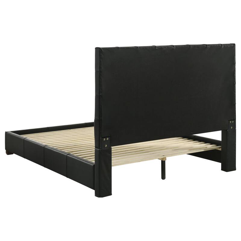 Medley Genuine Leather Platform Bed