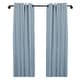 preview thumbnail 9 of 22, UTOPIA ALLEY Wall Mounted 1 inch Industrial Curtain Rods, Blackout, Wrap Around Curtain Rods, Rustic Style, Matte Black