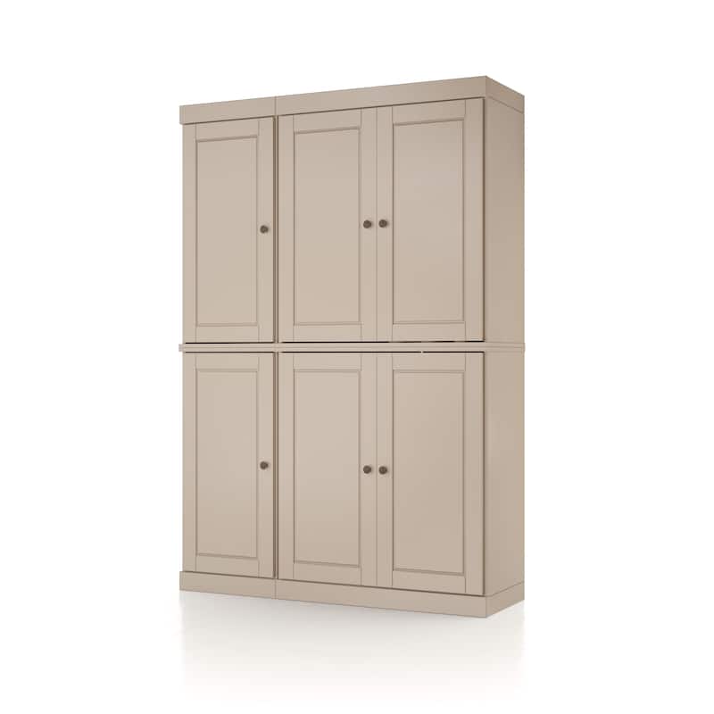Palace Imports 100% Solid Wood 48.5" China Pantry Cabinet with Solid or Clear Glass Doors and Adjustable Shelves - 48.5" x 71.5"