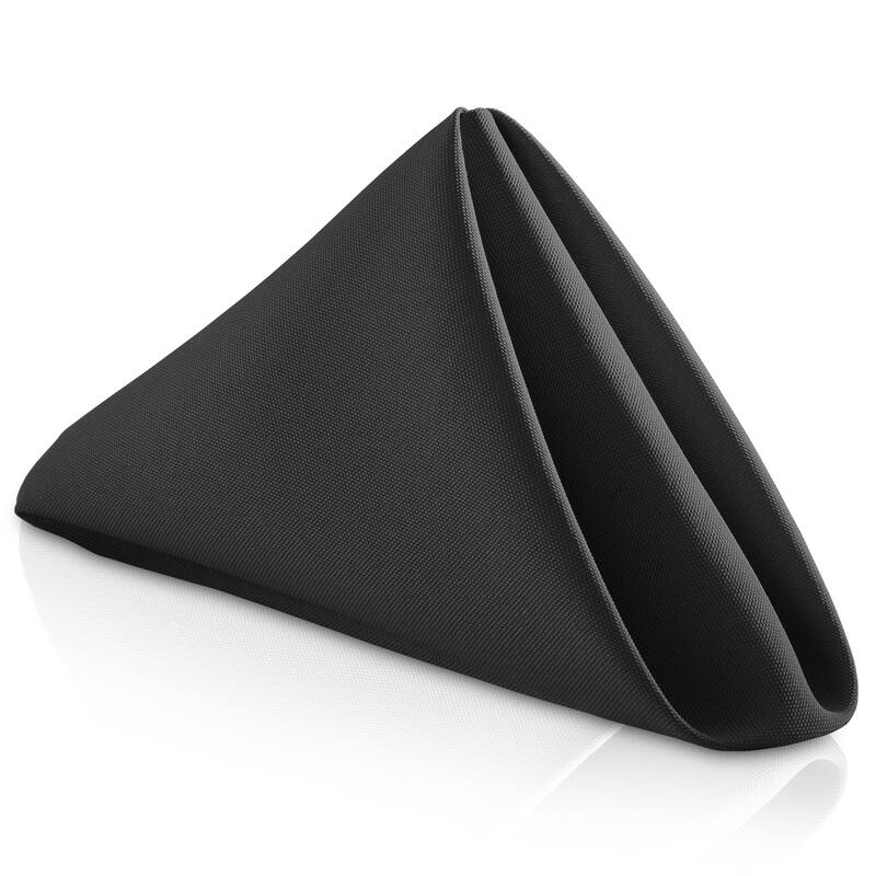 12 Pack 17 Inch Polyester Cloth Dinner Napkins for Party Restaurant