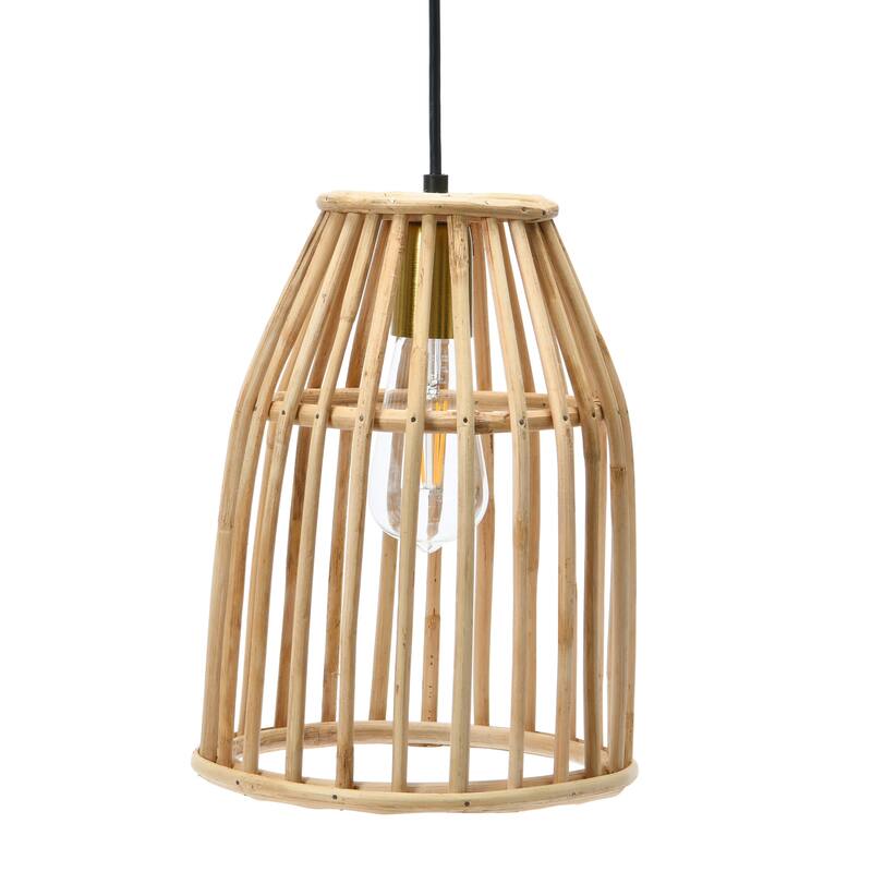 Woven Bamboo Ceiling Light