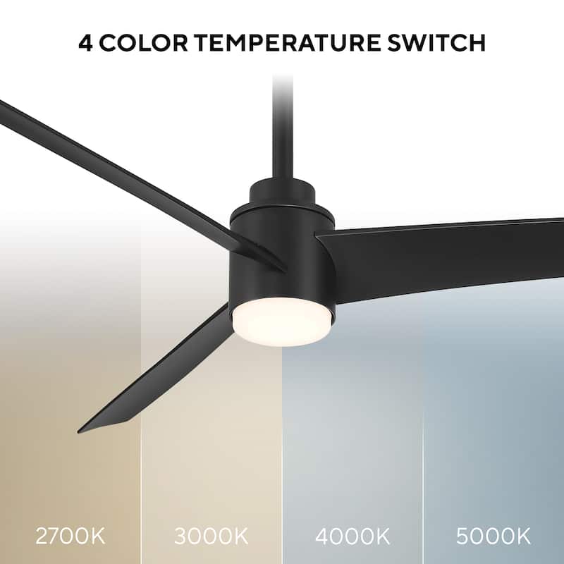 Novelle Indoor or Outdoor 3-Blade 52in Smart Ceiling Fan - 52 Inches
