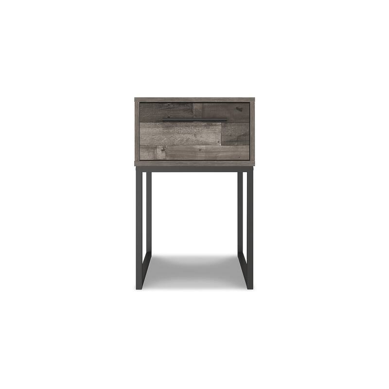 Ashley Furniture Neilsville Multi Gray Single Drawer Night Stand