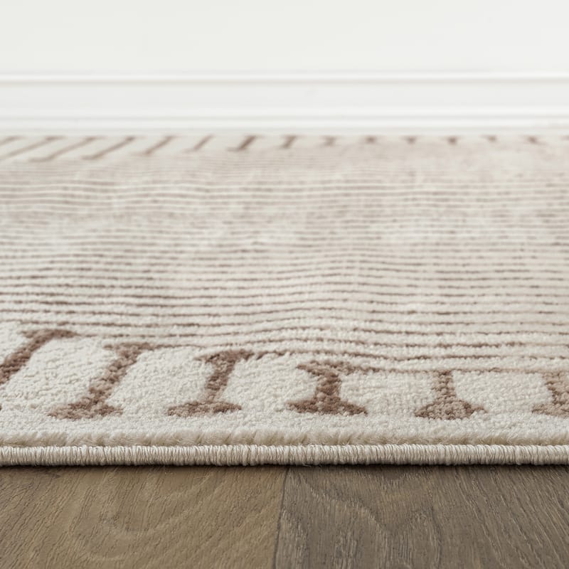 Contemporary Checkered Area Rug