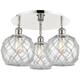 Option Polished Nickel / Clear Glass with White Rope