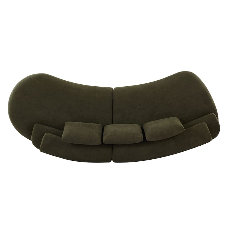 Christopher Knight Home - Compressed Modern Upholstered Modular Sectional Sofa