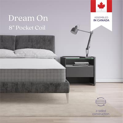 Signature Sleep Dream On 8" Reversible Pocket Spring Mattress
