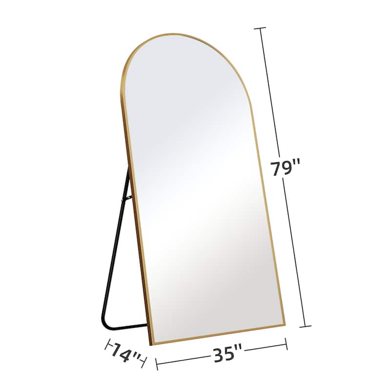 Arched Mirror Modern Full-length Mirror Floor Mirror - 79*35