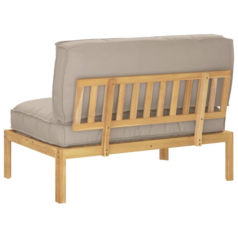 vidaXL Sofa Set in Solid Acacia Wood