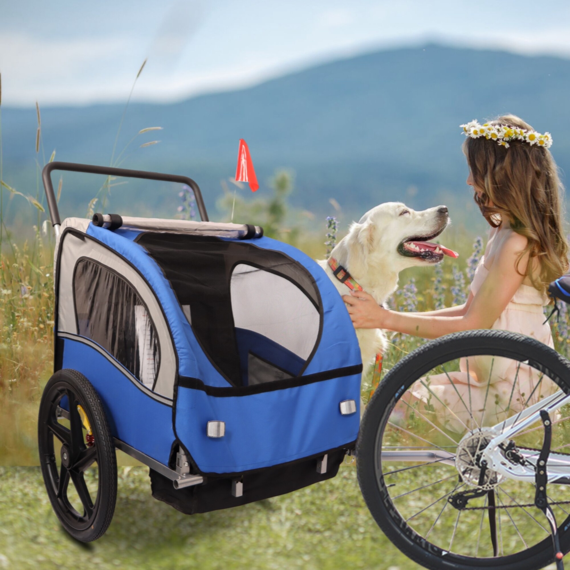 Dog jogger bike attachment new arrivals