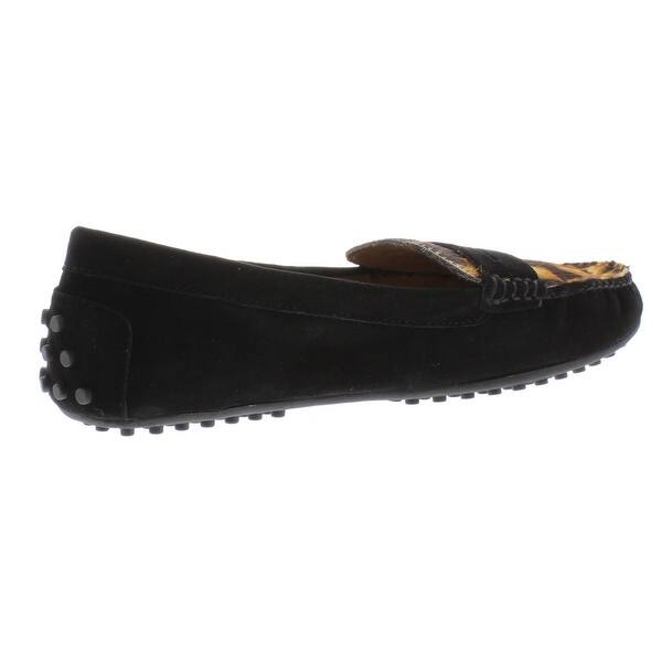 Shop Lauren Ralph Lauren Womens Belen Driving Moccasins Leather