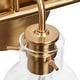 preview thumbnail 41 of 51, Modern 3-Light Bathroom Vanity Light Minimal Globe Glass Wall Sconce