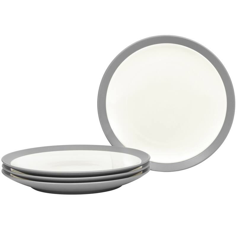 Noritake Colorwave Set Of 4 Curve Salad Plates, 8-1/2" - Slate