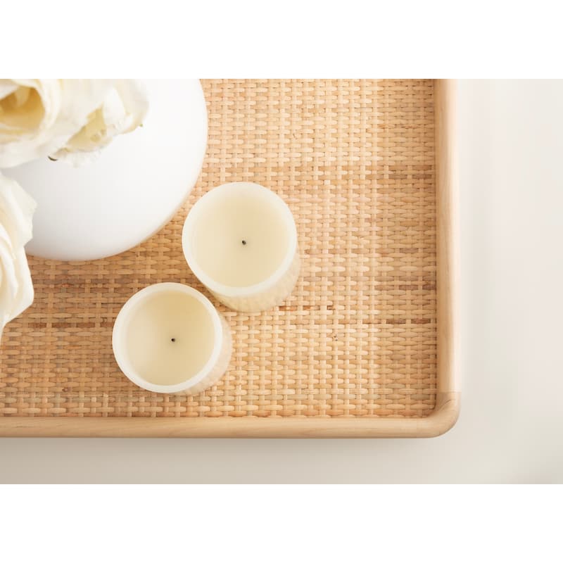 Kate and Laurel Planche Rectangle Woven Tray