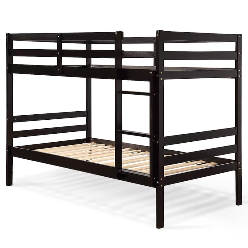 Twin Bunk Bed Children Wooden Bunk Beds Solid Hardwood