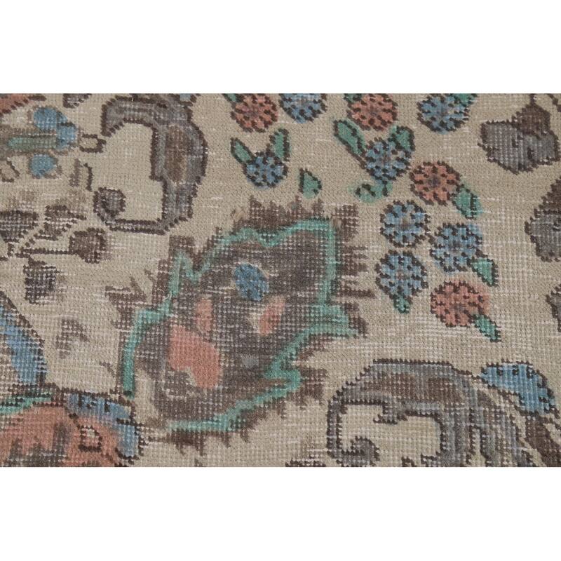 Tabriz Persian Area Rug Hand-Knotted Wool Carpet - 7'8"x 11'0"