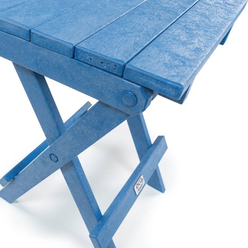 San Juan Fully Assembled All-Weather Recycled HDPE Outdoor Folding Bistro table