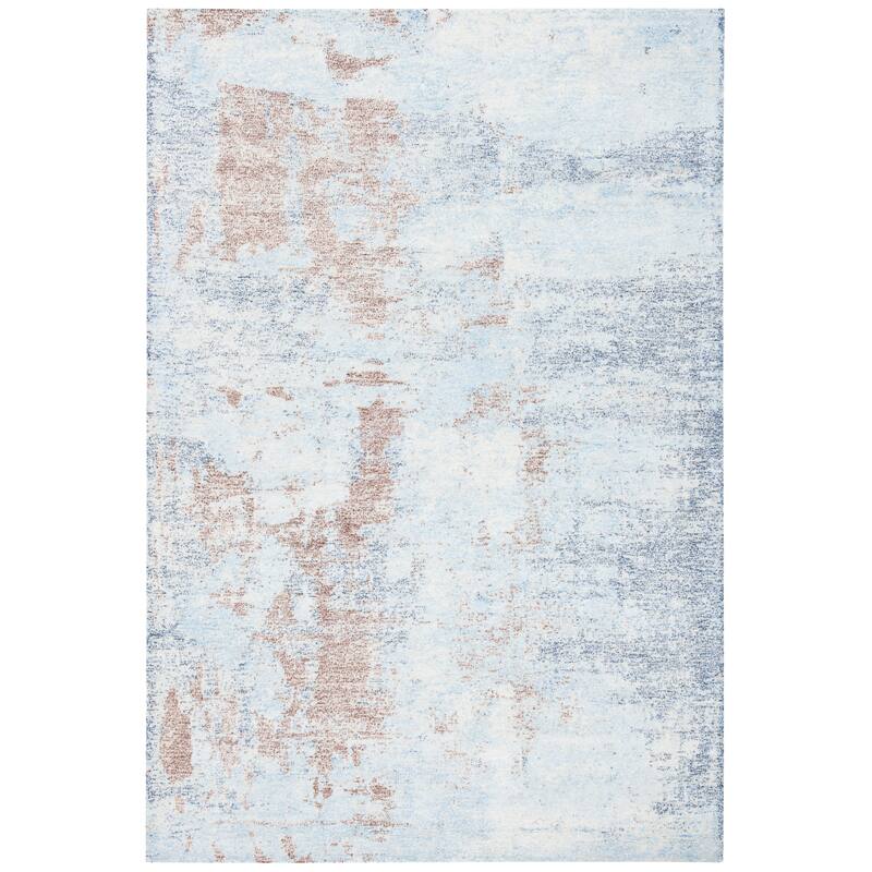 SAFAVIEH Handmade Restoration Vintage Katia Vintage Wool Rug - 3' x 5' - Blue/Brown