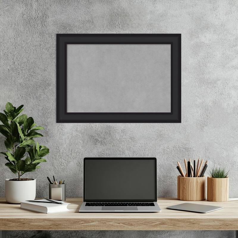 Amanti Art Oliver Black Narrow Framed