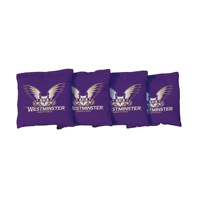 Westminster College Girffins Purple Cornhole Bags