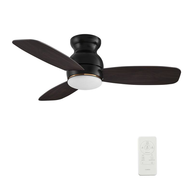 CARRO Quest 44" 3-Blade Smart Ceiling Fan with LED Light.