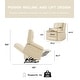 preview thumbnail 40 of 38, Leather Power Lift Recliner with Heat & Massage, Pockets for Elderly
