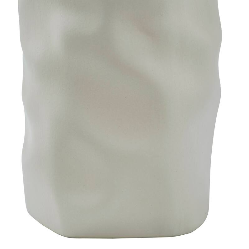 Renwil Hermione Indoor Ceramic Stoneware Vase, Beige Semi-Gloss