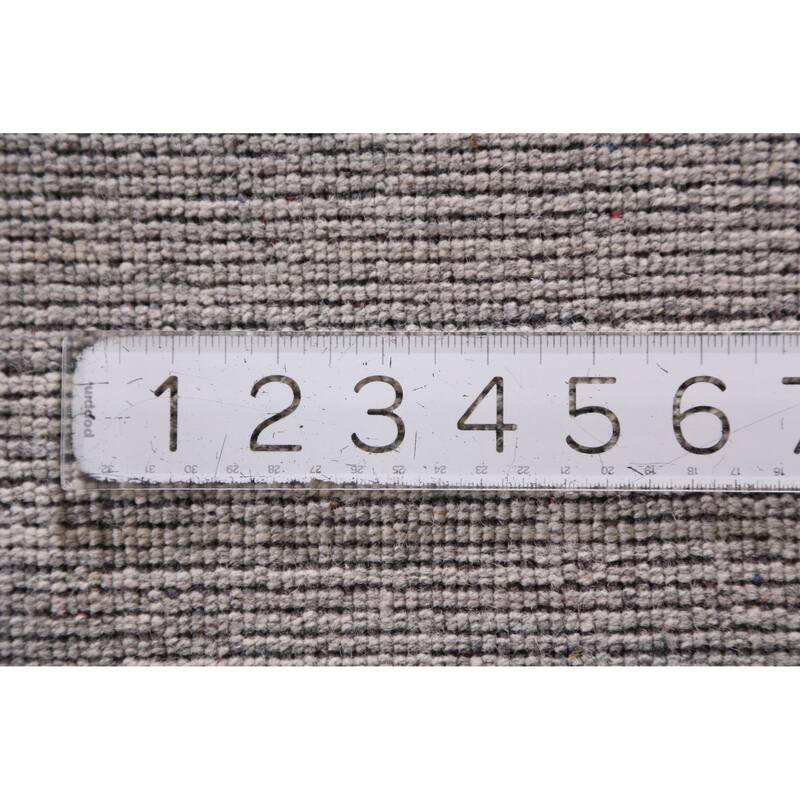 Hand Knotted Oriental 100% Wool Carpet Tribal Animal Pictorial Greys & Charcoal Gabbeh Area Rug - 9' 10'' X 7' 10''