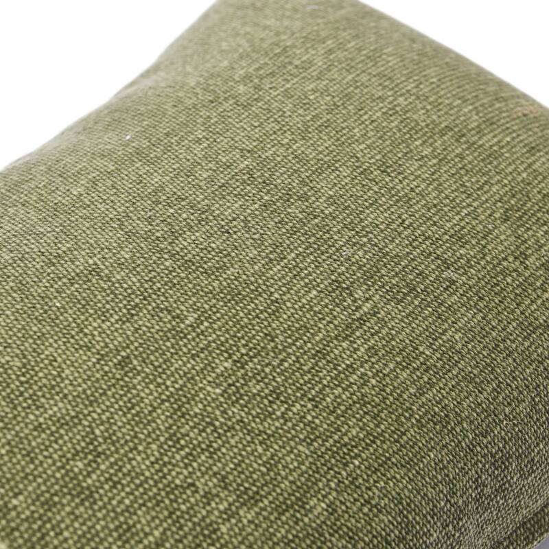 Woven Canvas Lumbar Pillow