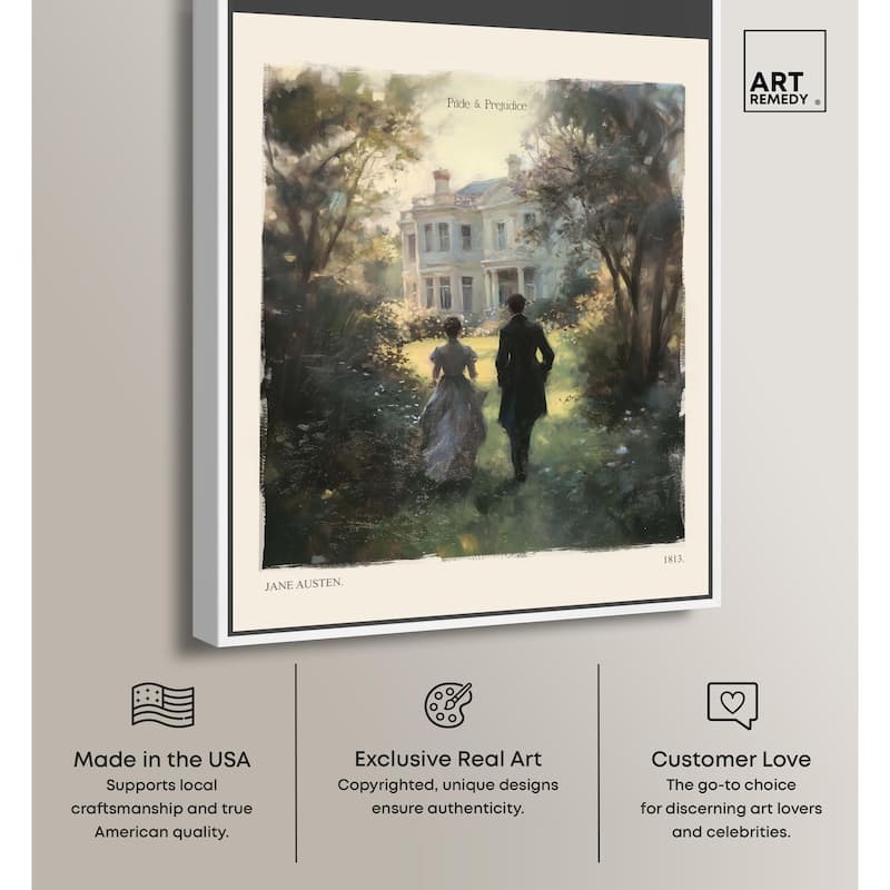 Pride and Prejudice Scene Canvas by Art Remedy