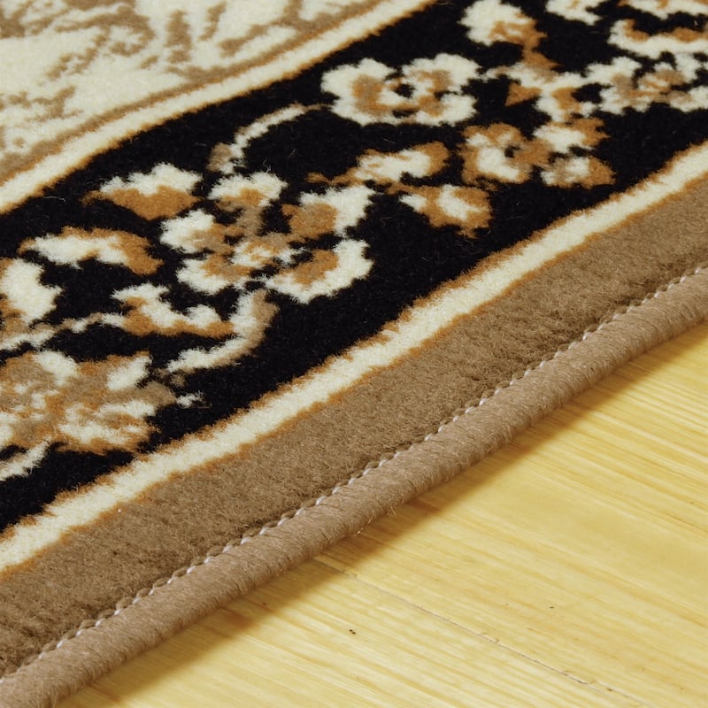 Vintage Floral Medallion Oriental Premium Indoor Area Rug by Superior - 3PC (2' x 3', 2' x 5', 5' x 7')