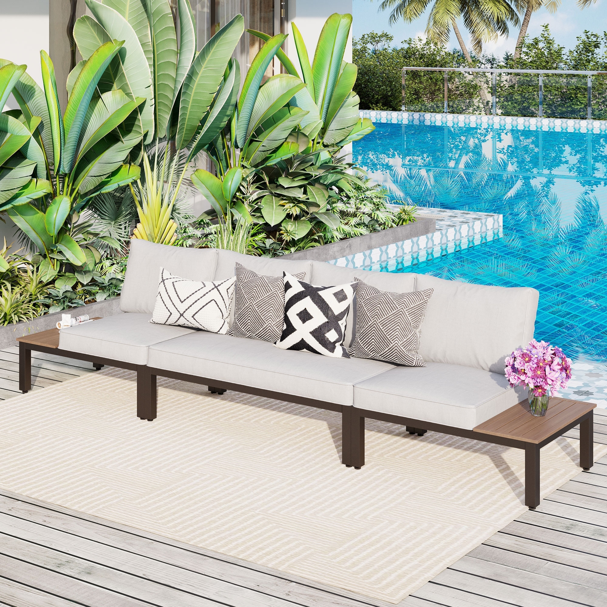 Garden sofa cushion store