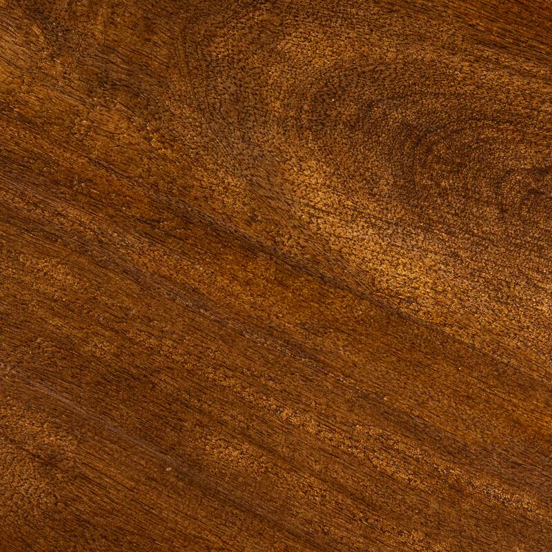 Wyatt Semi-Sphere Mango Wood Coffee Table with Solid Legs