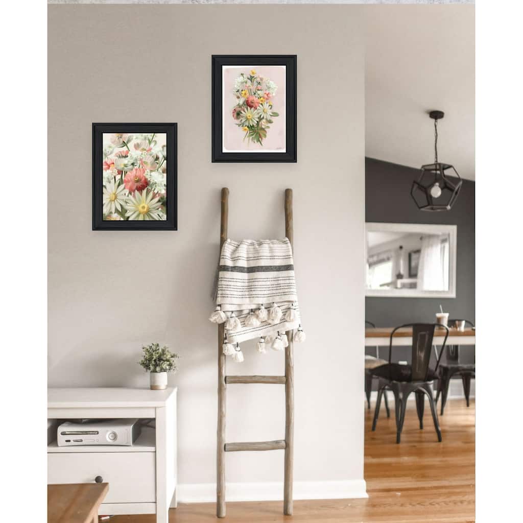 Trendy Decor 4U "Summer Wildflowers Just for You" Printed Framed Wall Art by House Fenway